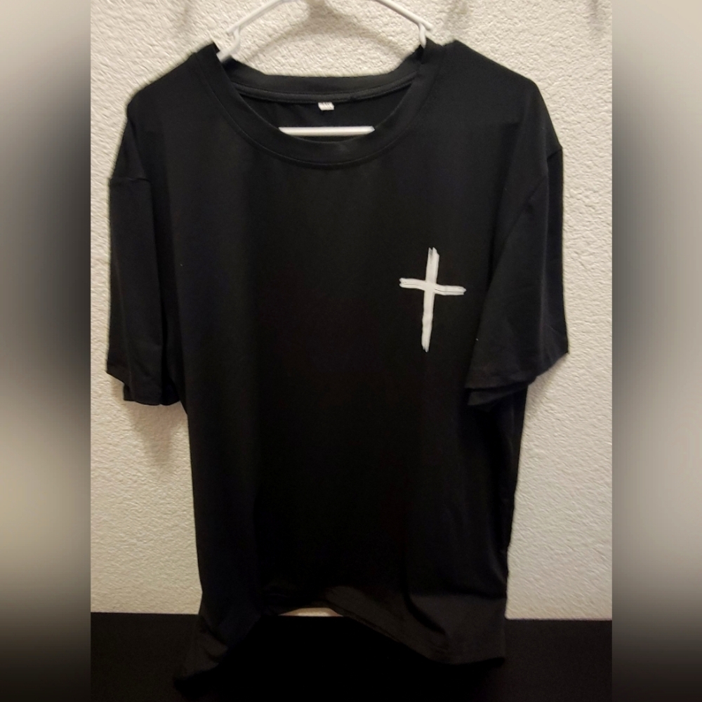 New "Pray About It As Much As You Think About It." Christian Cross XXL Shirt
